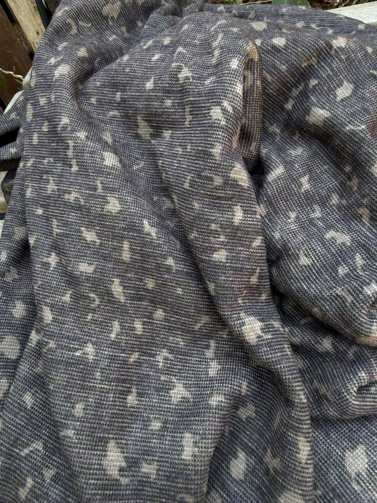 Bio Wolle Lyocell (TENCEL™) Jersey, mehrfarbig (kbT, mulesingfrei)