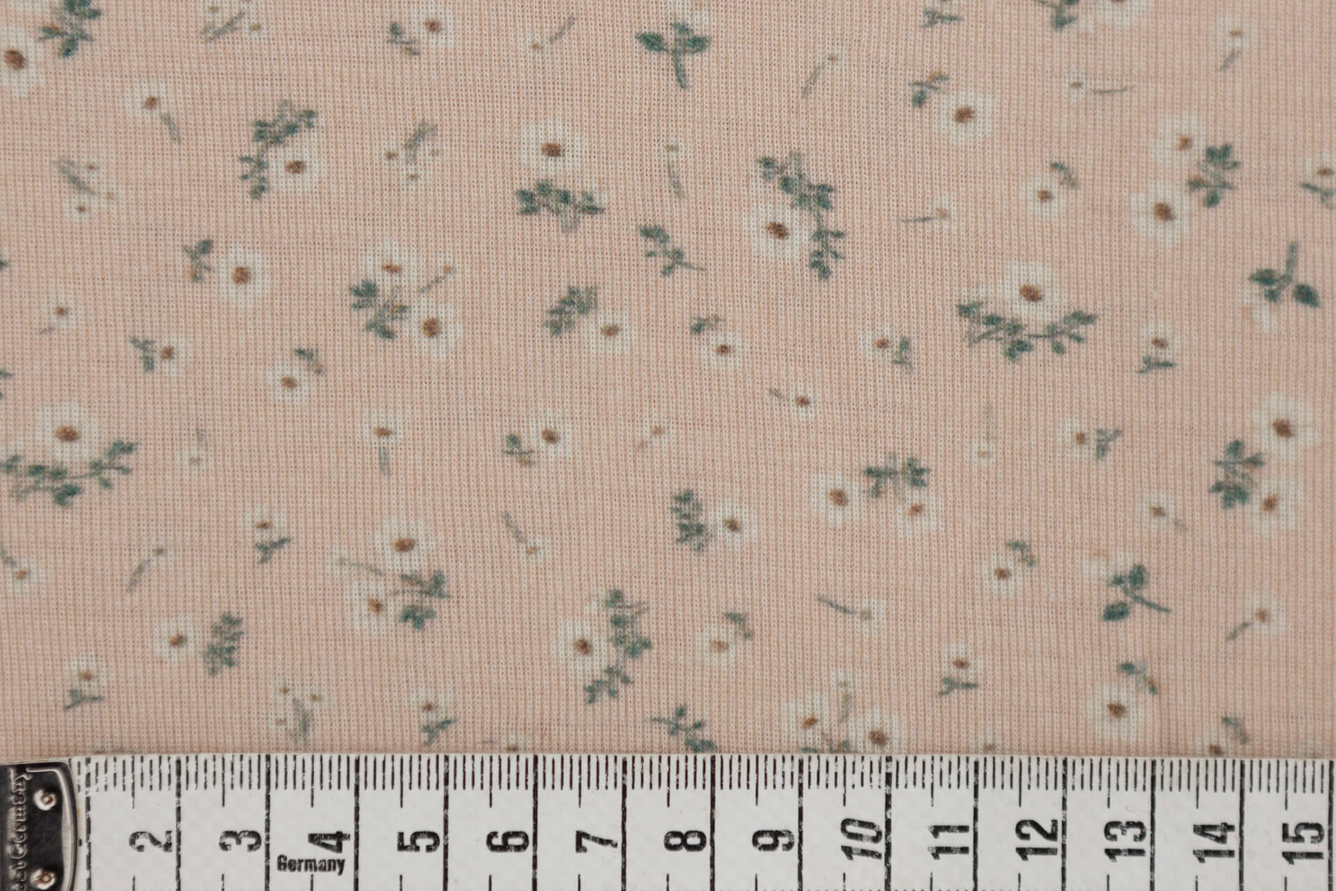 Bio Wolle Lyocell TENCEL™) Jersey Streublümchen Detailansicht