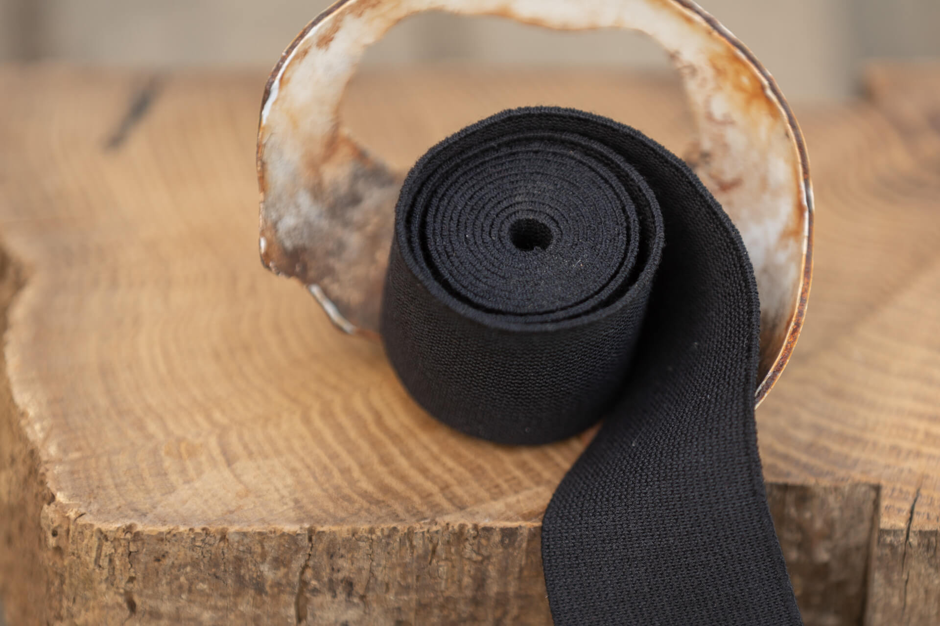 bio-gummiband-aus-baumwolle-und-naturkautschuk-schwarz-40mm Bio Gummiband aus Baumwolle und Naturkautschuk schwarz 40mm