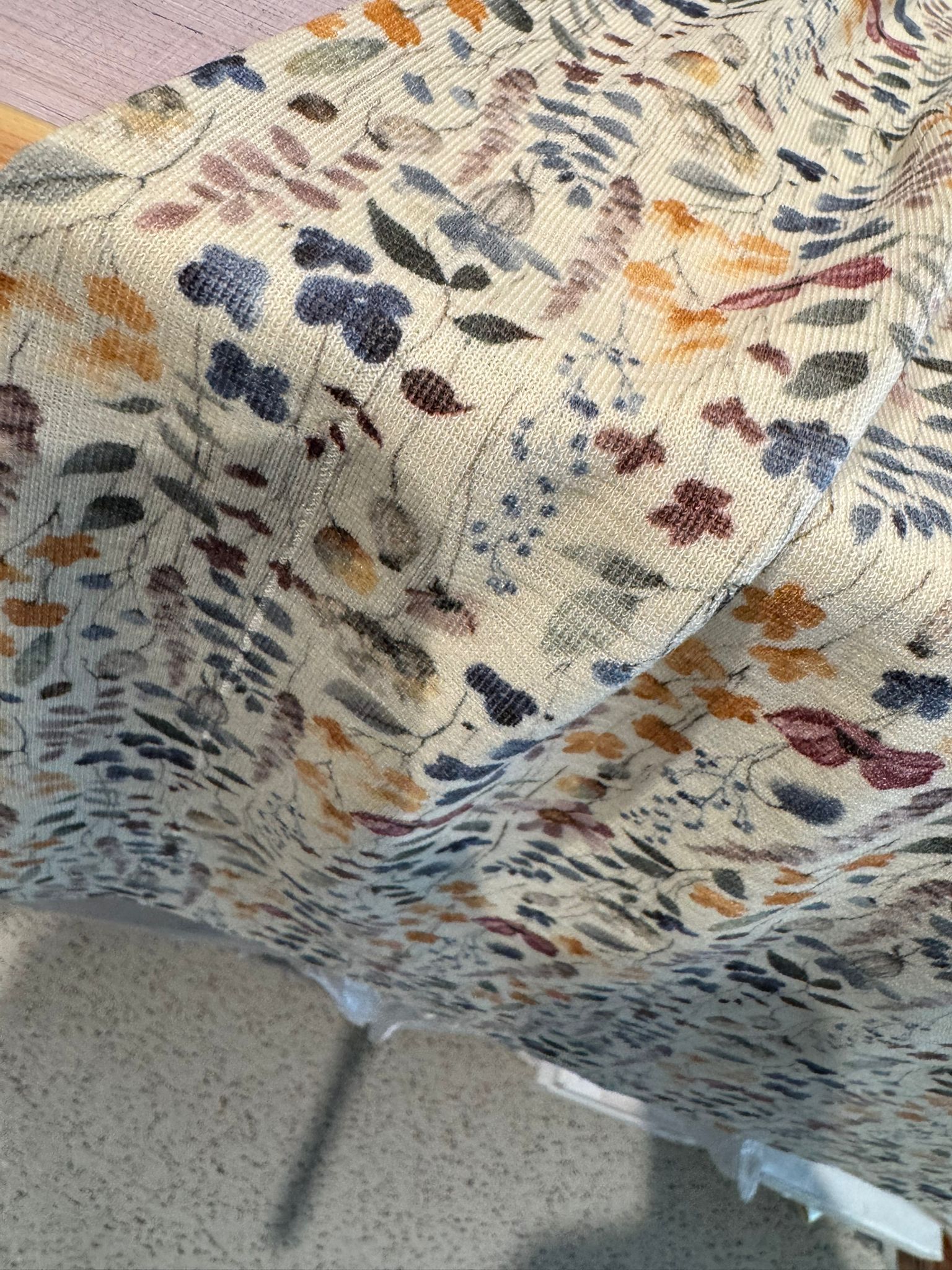 Bio Wolle Lyocell (TENCEL™) Jersey, mehrfarbig (kbT, mulesingfrei)